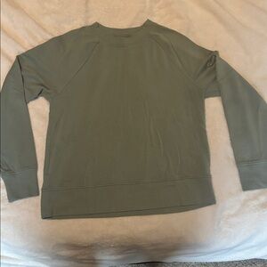 A New Day Sage Green Crewneck Top